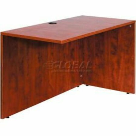BOSS OFFICE PRODUCTS Boss Reversible Return 36in x 24in, Mahogany N192-M